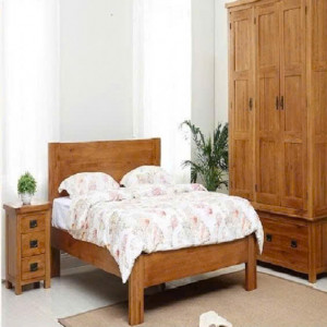 Rustic BR02 : Trọn Bộ Phòng Ngủ Gỗ Sồi - 03 Sản Phẩm